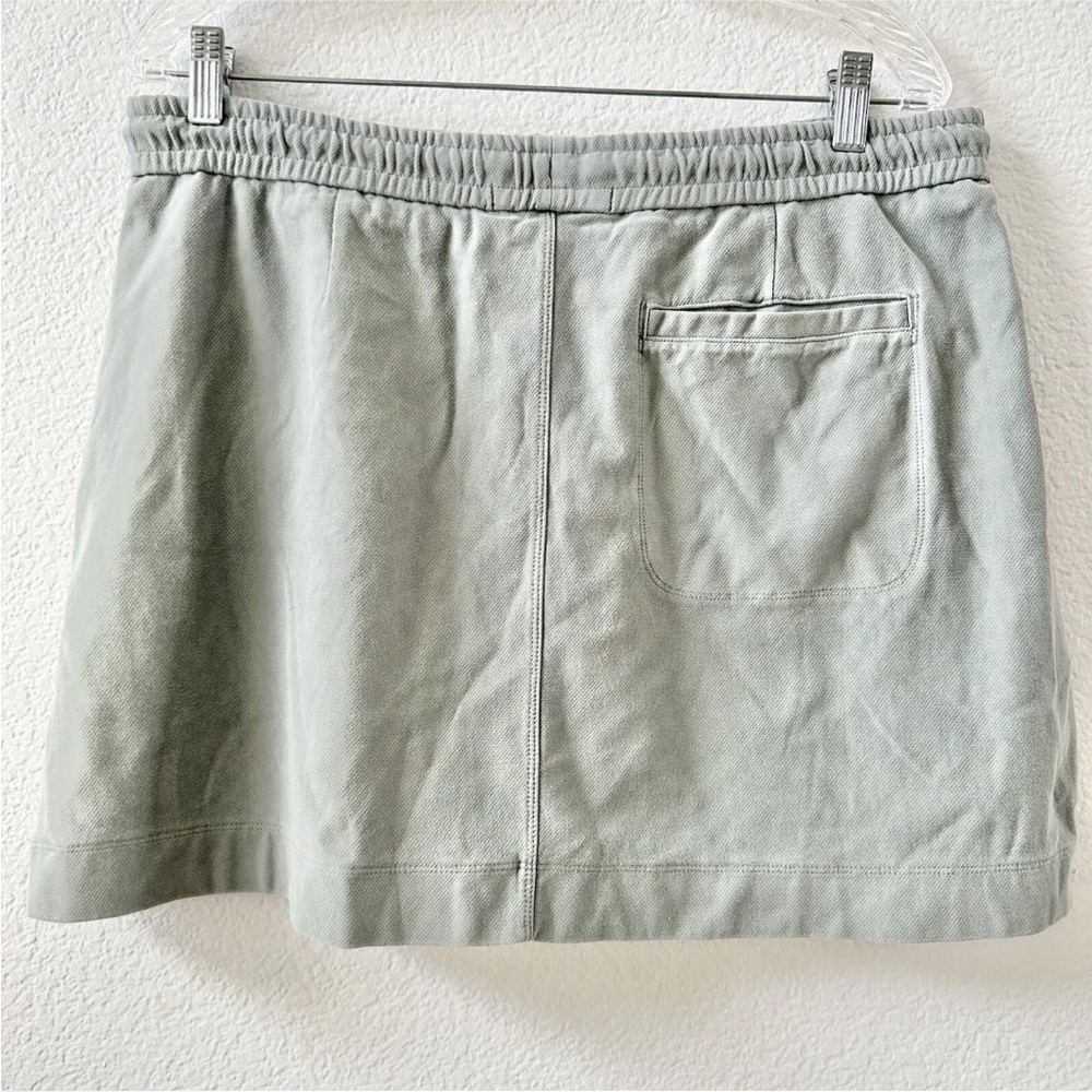 ATHLETA Farallon Skirt  Size 14 Green Stretch Casual Skirt Cotton Everyday - Picture 4 of 7